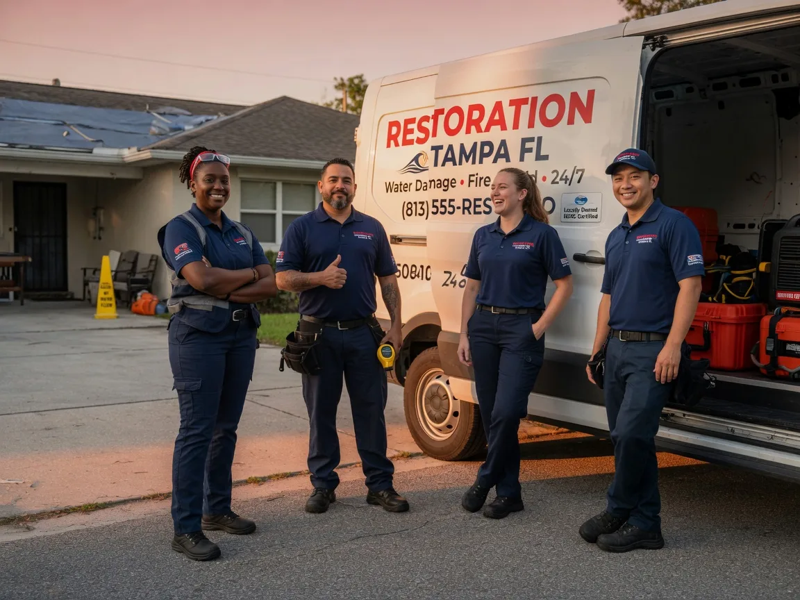 Water Damage Restoration company in Trenton, OH